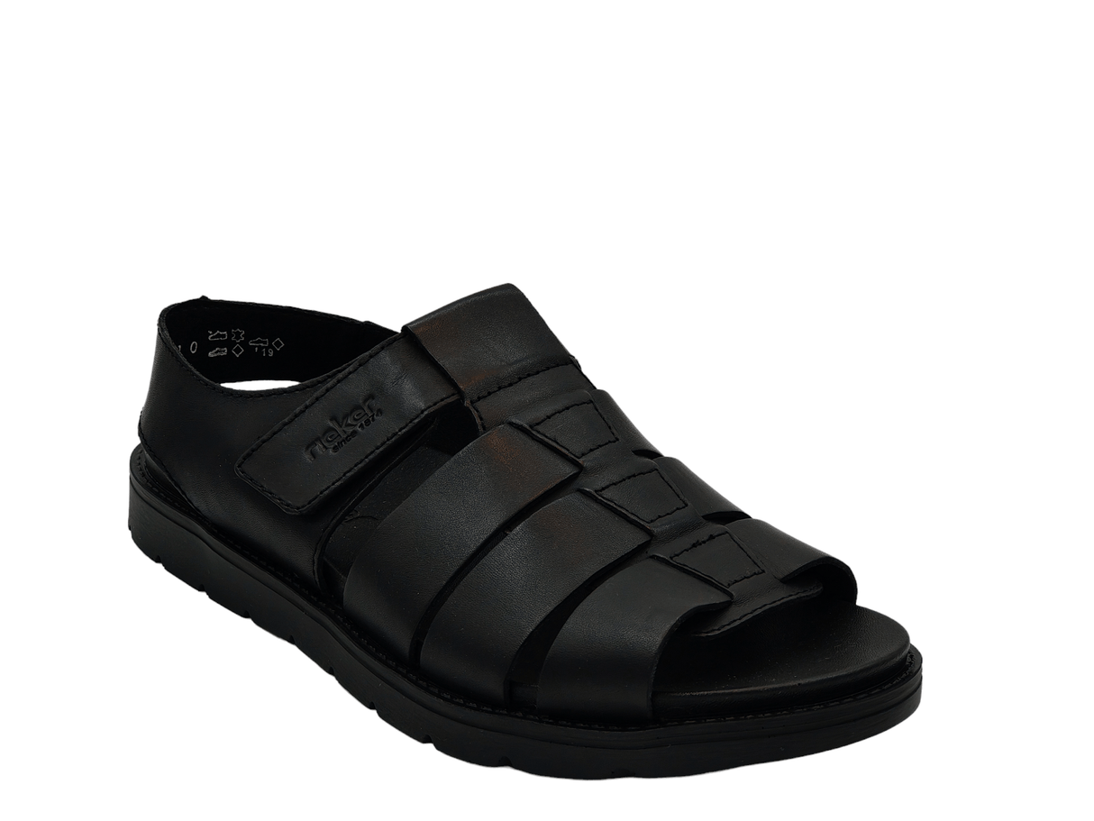 Sandale Barbati Piele Naturala Rieker RIEK 24262 - Rieker - amely.ro