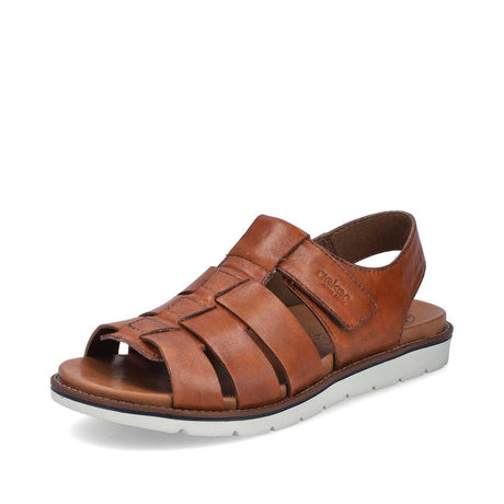 Sandale Barbati Piele Naturala Rieker RIEK 24360 - Rieker - amely.ro