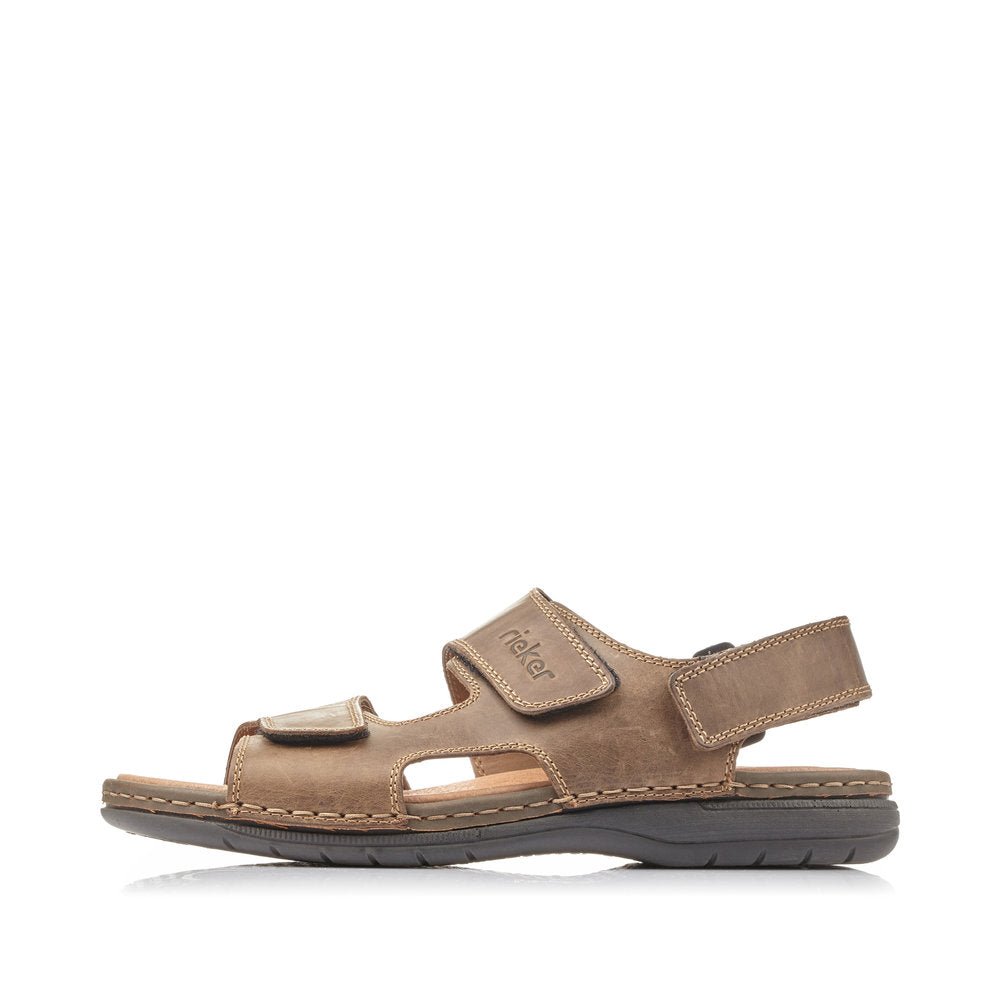 Sandale Barbati Piele Naturala Rieker RIEK 25558 - Rieker - amely.ro