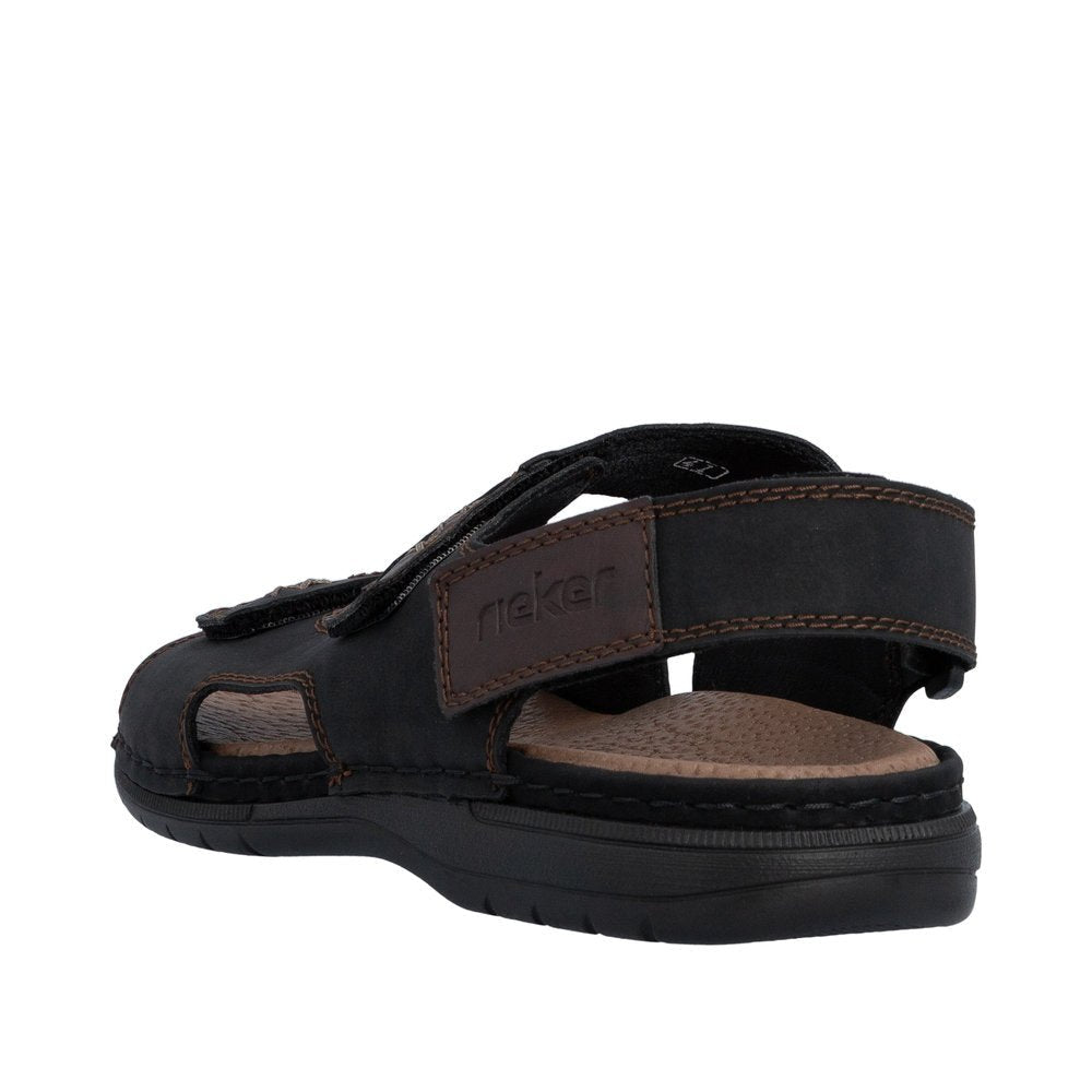 Sandale Barbati Piele Naturala Rieker RIEK 25561 - Rieker - amely.ro