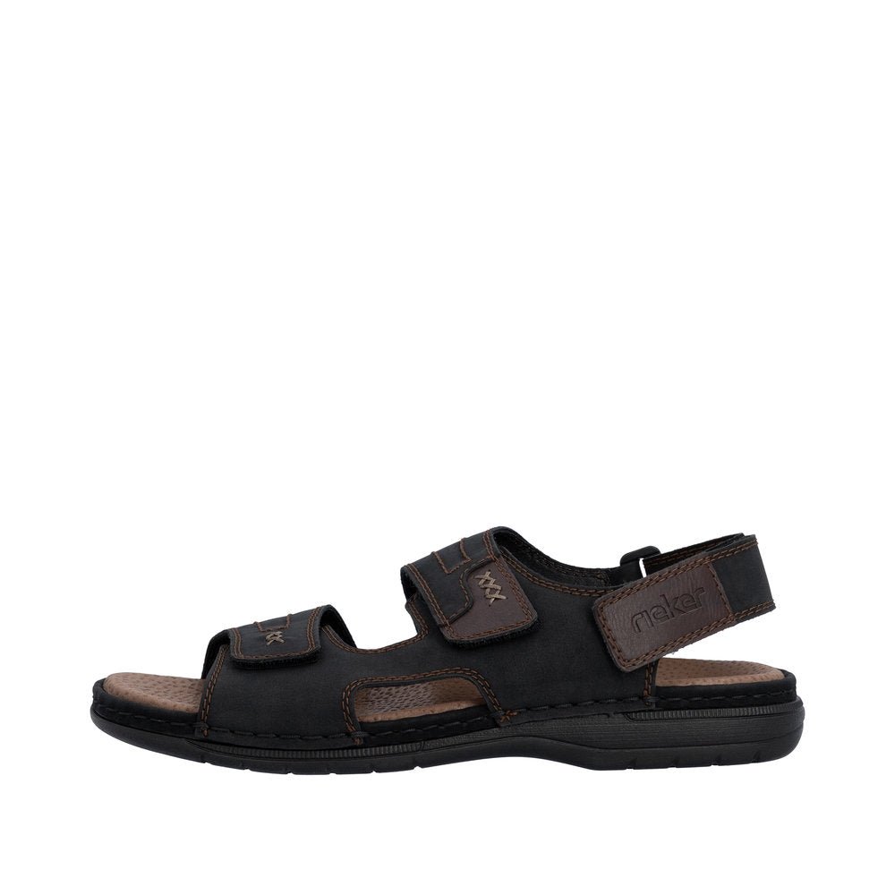 Sandale Barbati Piele Naturala Rieker RIEK 25561 - Rieker - amely.ro