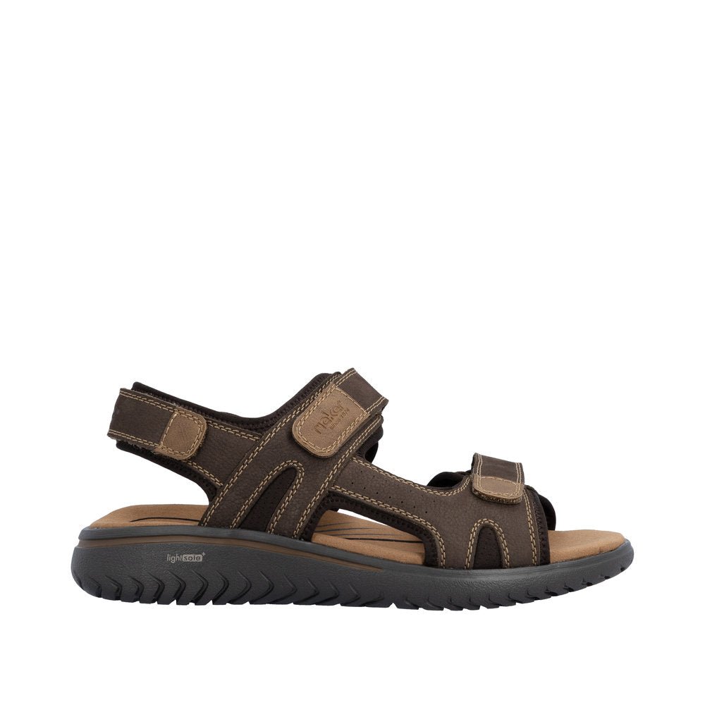 Sandale Barbati Piele Naturala Rieker RIEK 26450 - Rieker - amely.ro