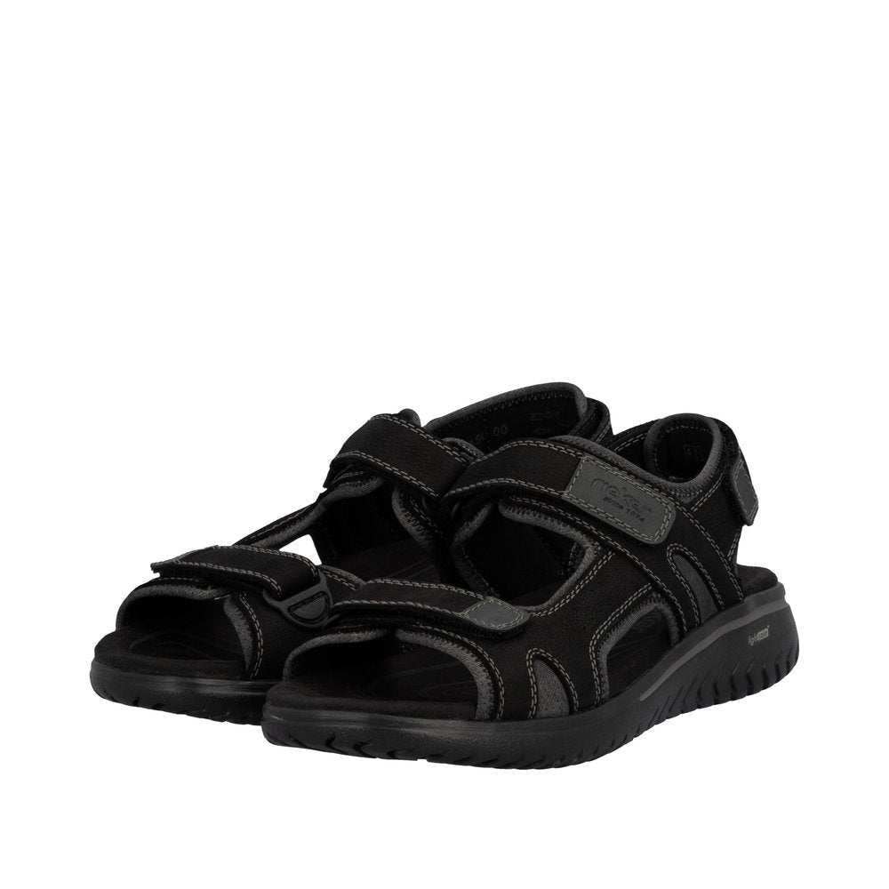 Sandale Barbati Piele Naturala Rieker RIEK 26450 - Rieker - amely.ro