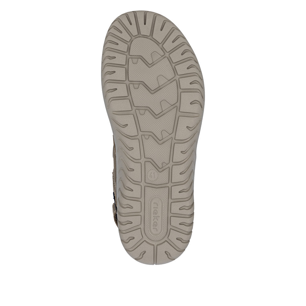 Sandale Barbati Piele Naturala Rieker RIEK 26450 - Rieker - amely.ro