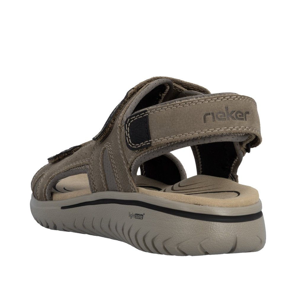 Sandale Barbati Piele Naturala Rieker RIEK 26450 - Rieker - amely.ro