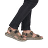 Sandale Barbati Piele Naturala Rieker RIEK 26450 - Rieker - amely.ro