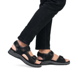 Sandale Barbati Piele Naturala Rieker RIEK 26951 - Rieker - amely.ro