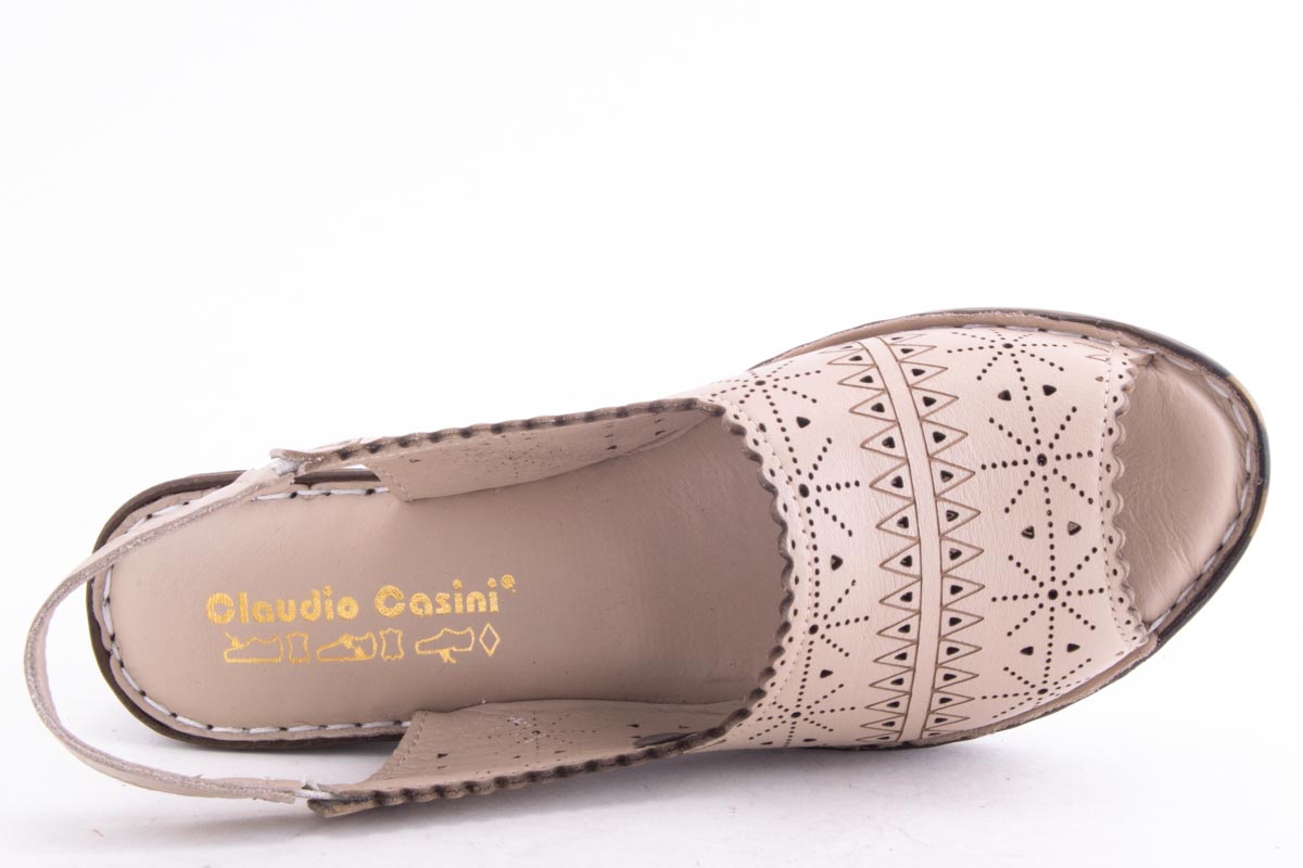 Sandale Dama Piele Naturala De Vitel Claudio Casini Cart 1009S/ B - Claudio Casini - amely.ro