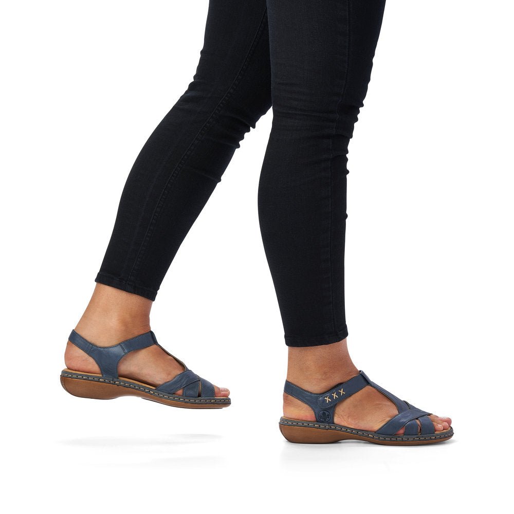 Sandale Dama Piele Naturala Rieker RIEK 65919 - Rieker - amely.ro