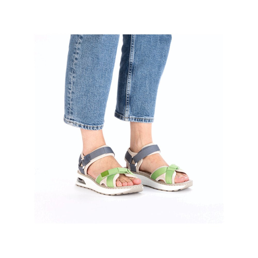 Sandali Trekking Donna Rieker 65660 | Multicolore Larghezza Extra