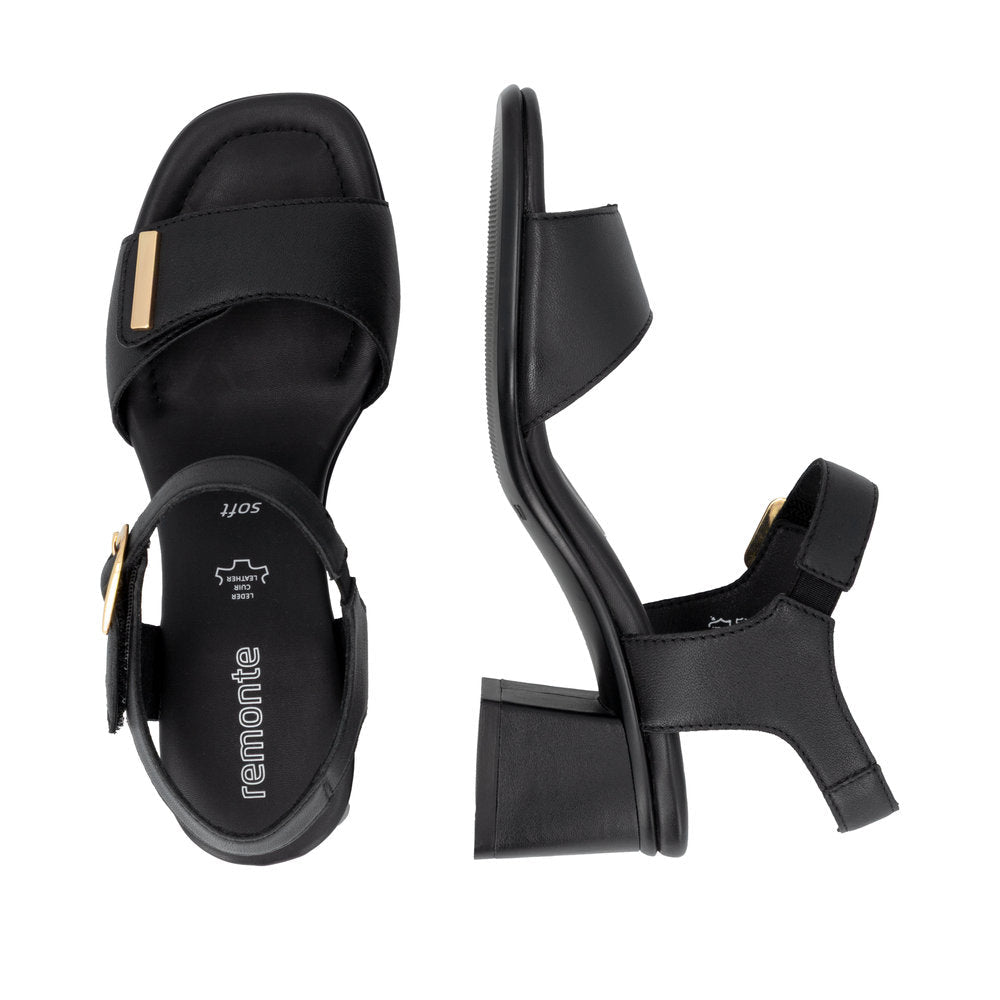 Sandale din Piele Naturala Remonte D1K54 - 00 - Remonte - amely.ro