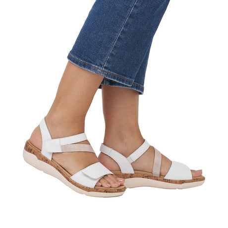 Sandale din Piele Naturala Remonte R6860 - 80 - Rieker - amely.ro