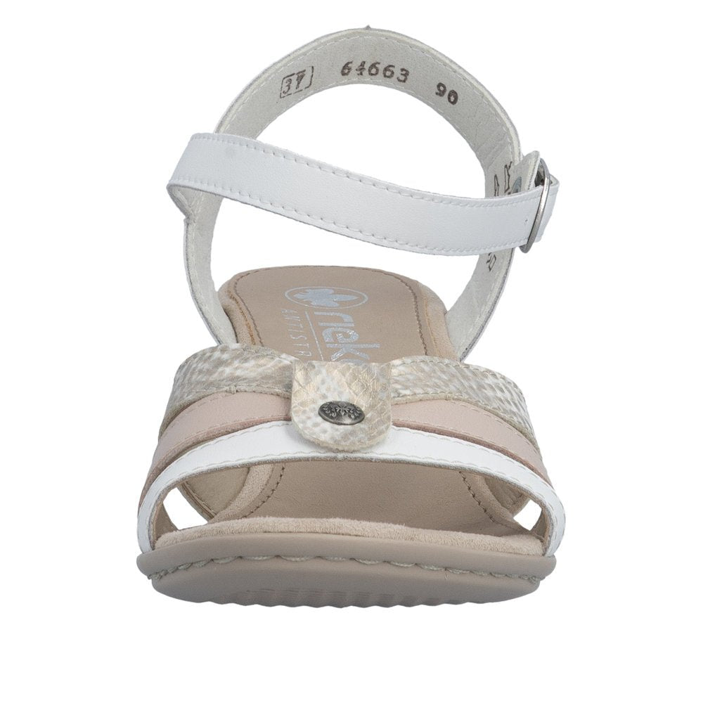 Sandale din Piele Naturala Rieker 64663 - 90 - Rieker - amely.ro