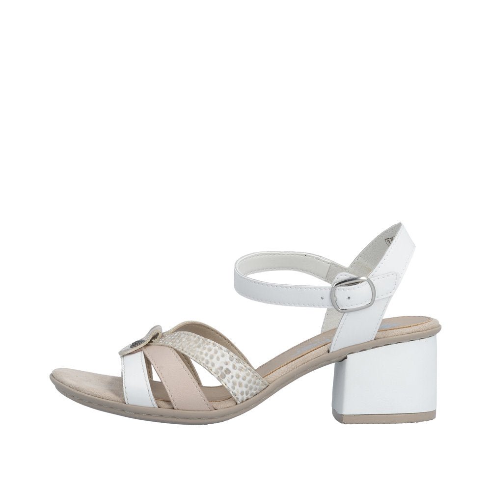 Sandale din Piele Naturala Rieker 64663 - 90 - Rieker - amely.ro