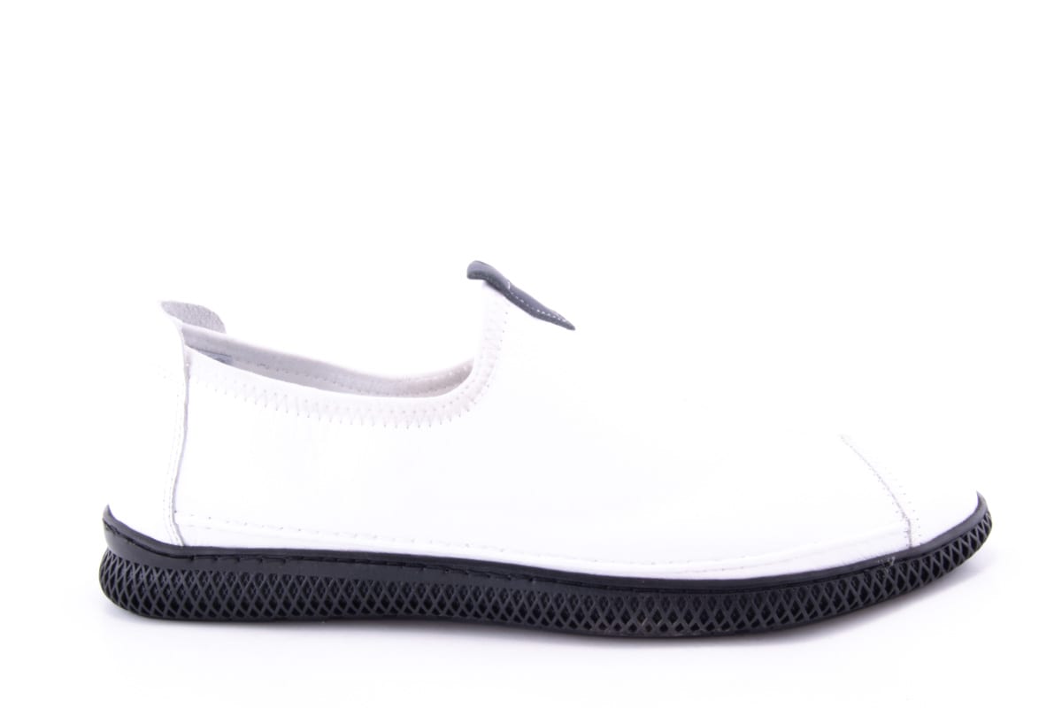 Pantofi Barbati Piele Naturala De Vitel Claudio Casini Cart 1048 /Alb