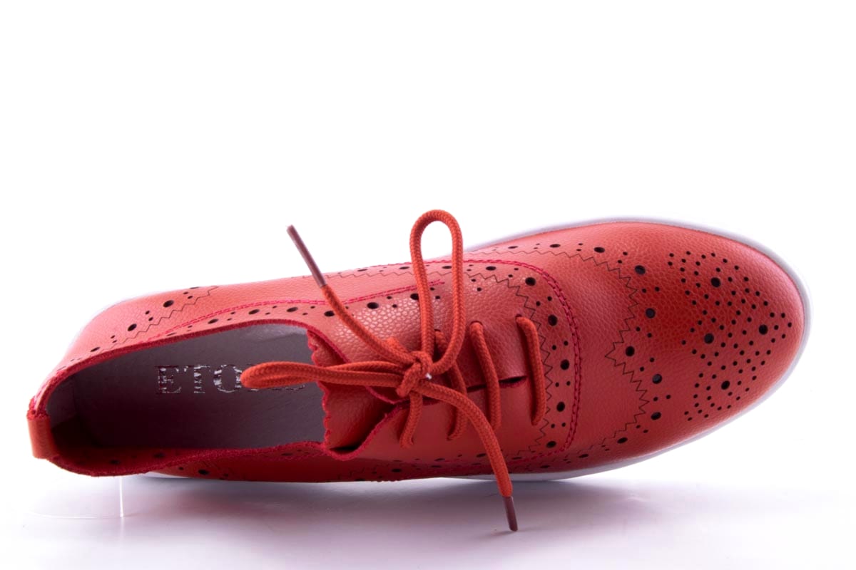 Pantofi Dama Etore Piele Naturala Bell 2020 /Rosu