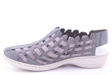 Pantofi Dama Rieker Piele Naturala Riek 413V8 /Gri