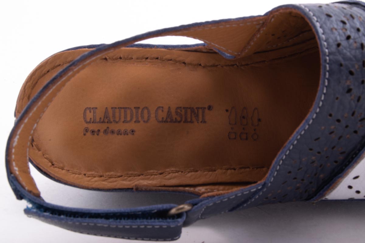Sandale Dama Piele Naturala De Vitel Claudio Casini Cart 6118/ Aab