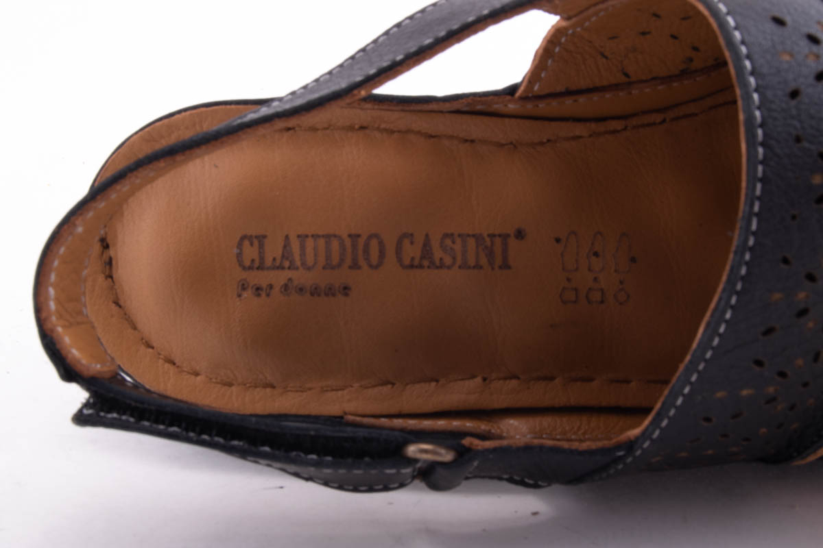 Sandale Dama Piele Naturala De Vitel Claudio Casini Cart 6118/ N